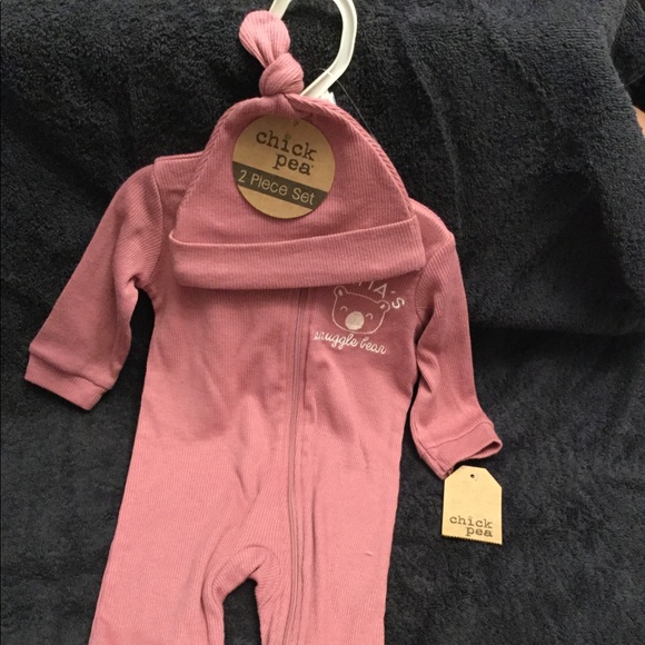 NWT Infant 0-3 months / 2 piece footie set - Picture 2 of 6